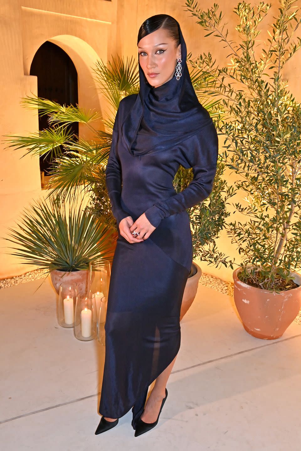 doha, qatar   october 26 bella hadid attends the fashion trust arabia prize 2022 awards ceremony at the national museum of qatar on october 26, 2022 in doha, qatar photo by david m benettdave benettgetty images for fashion trust arabia