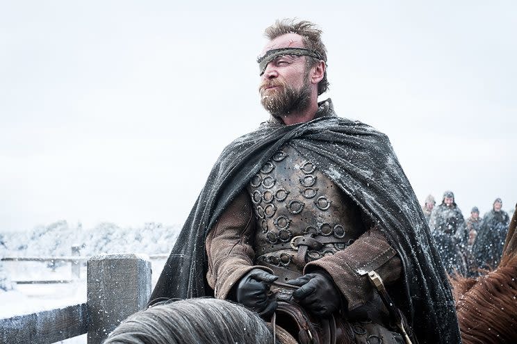 Richard Dormer as Beric Dondarrion in HBO's Game of Thrones . (Photo Credit: HBO)