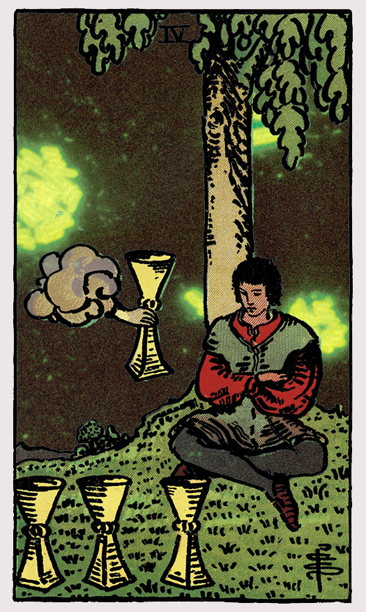 four of cups