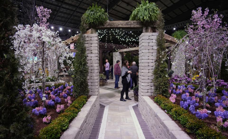 The Seely's Landscape Nursery display at the 2022 Spring Dispatch Home & Garden Show at the Ohio Expo Center.