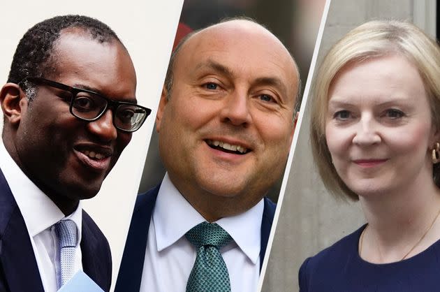 Kwasi Kwarteng, Andrew Griffith and Liz Truss. (Photo: PA/Getty/Reuters)