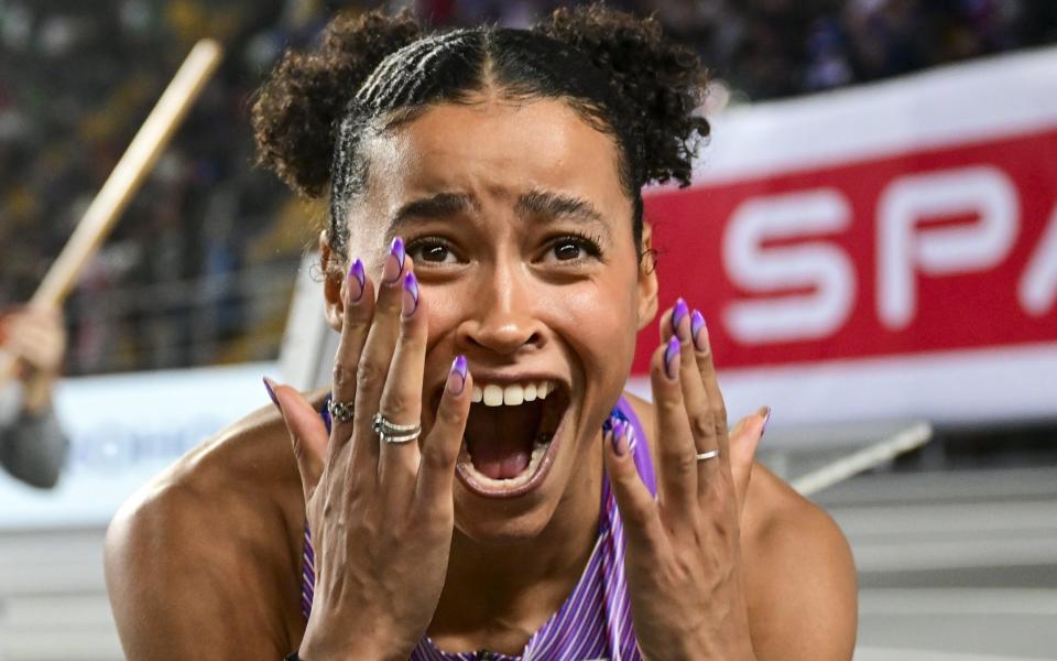 Jazmin Sawyers of Great Britain wins gold medal in women's long jump in Istanbul - Jazmin Sawyers: Long-jumper, dressmaker and The Voice contestant