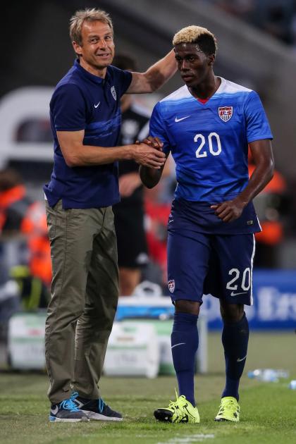 Jurgen Klinsmann has advised Gyasi Zardes to take things one step at a time. (Getty Images)