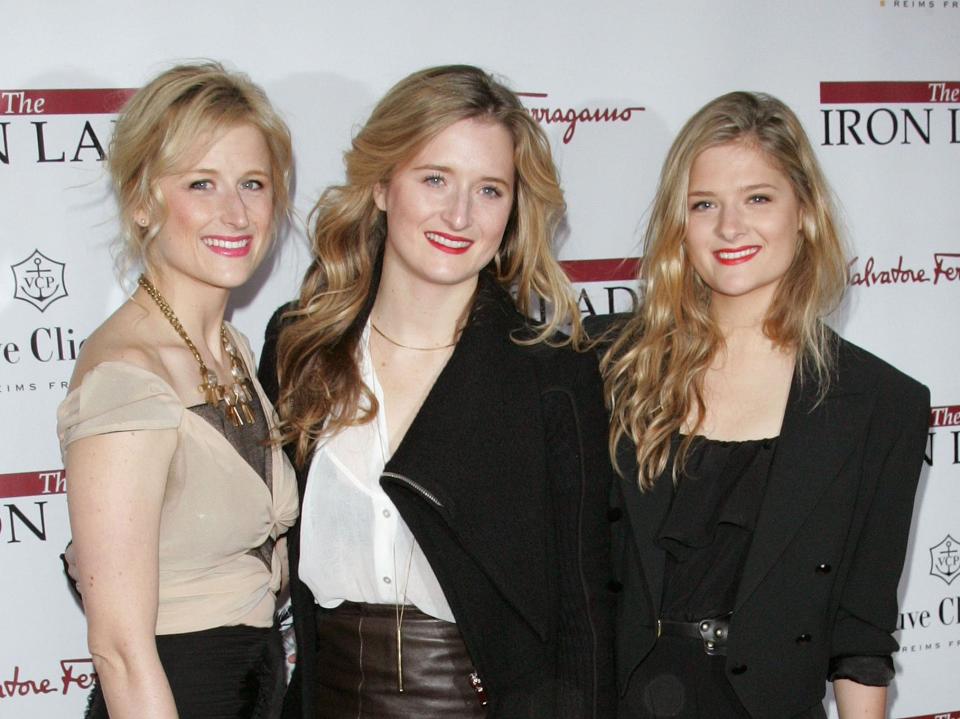 Mamie Gummer, Grace Gummer and Louisa Gummer in 2011