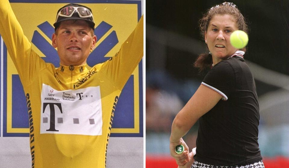 <p>Ein guter (Geburts-)Tag für den Sport: Tennis-Legende Monica Seles und "Tour de France"-Gewinner Jan Ullrich kamen beide am 2. Dezember 1973 zur Welt. (Bild: Pascal Rondeau/Clive Brunskill/Allsport/Getty Images)</p> 