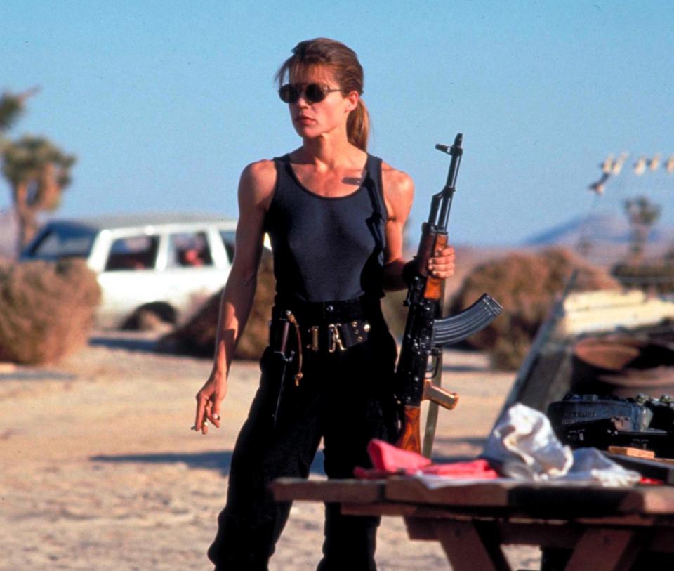 linda hamilton, terminator 2 judgment day, 1991