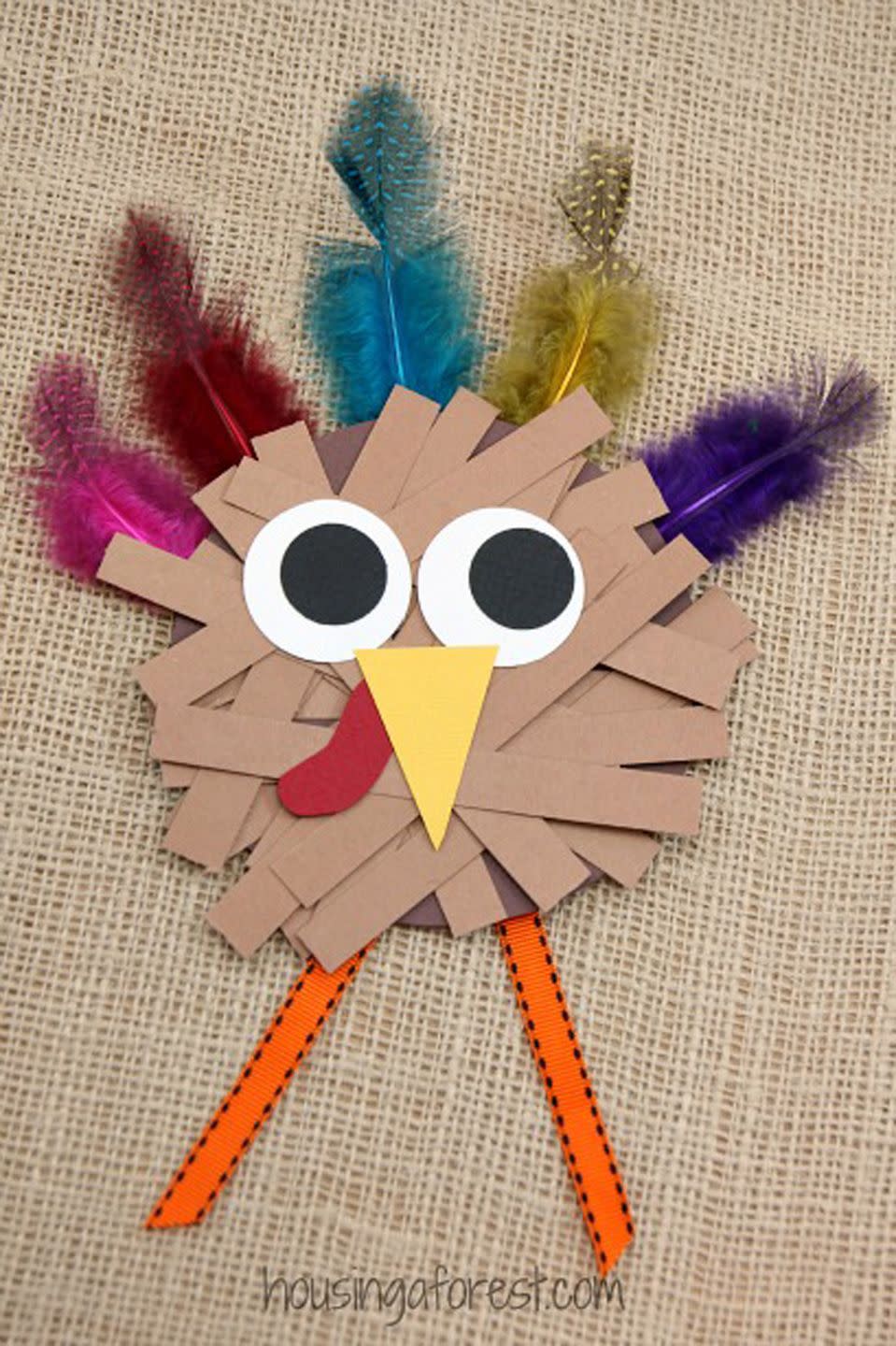 40) Paper Strip Turkey