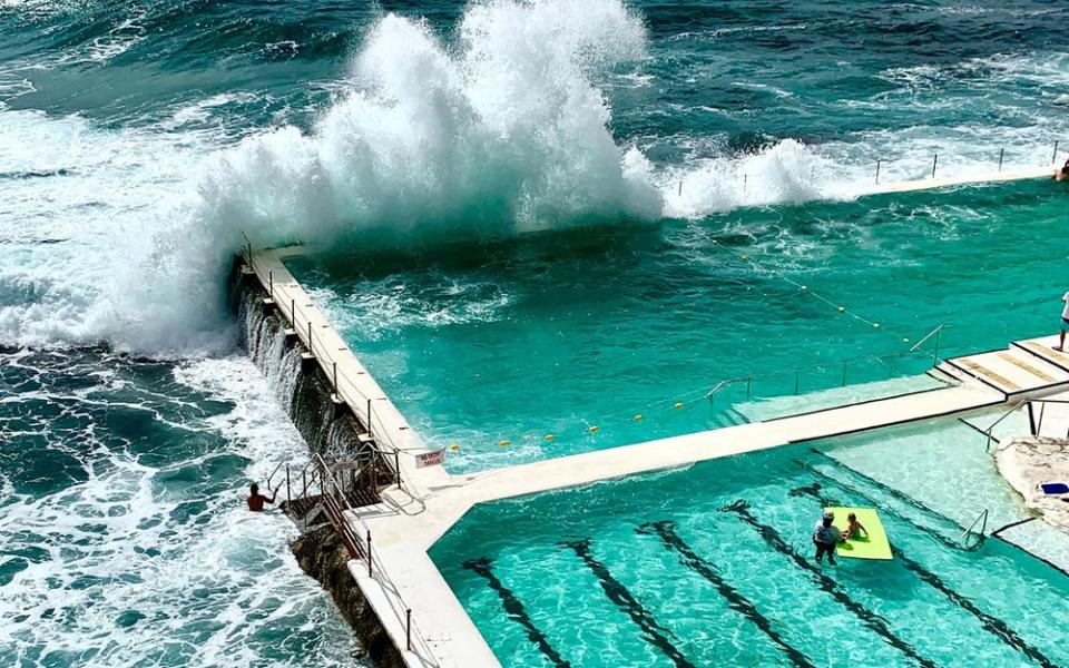 The pool at Bondi Icebergs Club, in Sydney. | Jillian Dara