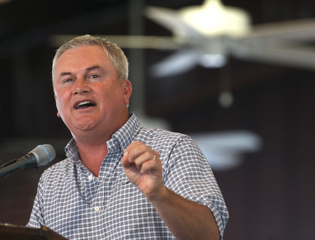 U.S. Congressman James Comer at Fancy Farm.Aug 6, 2022