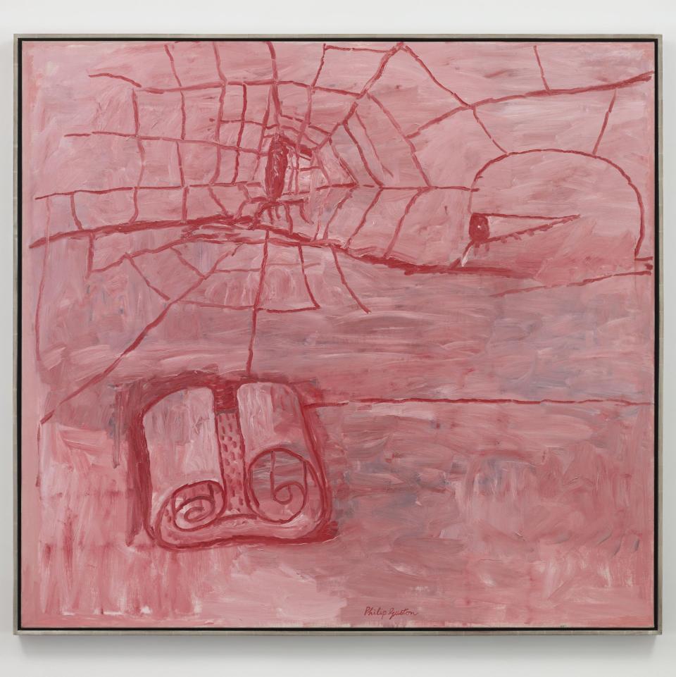 Philip Guston (1913 - 1980)   The Poet, 1975   Oil on canvas   Sold for USD 6,500,000  By Hauser & Wirth 