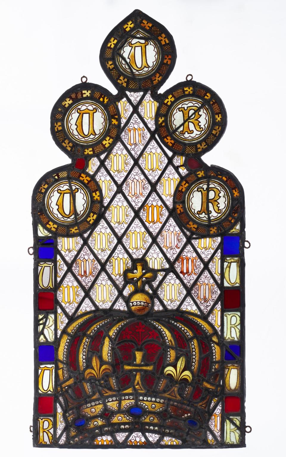 Stained Glass Panel Designed by A.W.N. Pugin