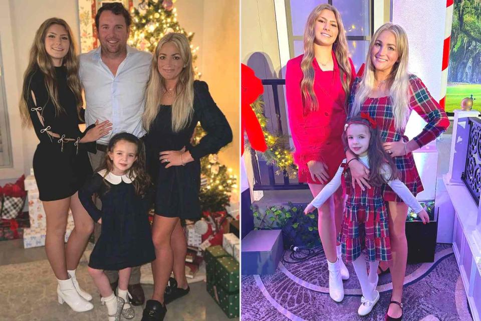 <p>Jamie Lynn Spears/Instagram</p> Jamie Lynn Spears and daughters wear matching holiday looks