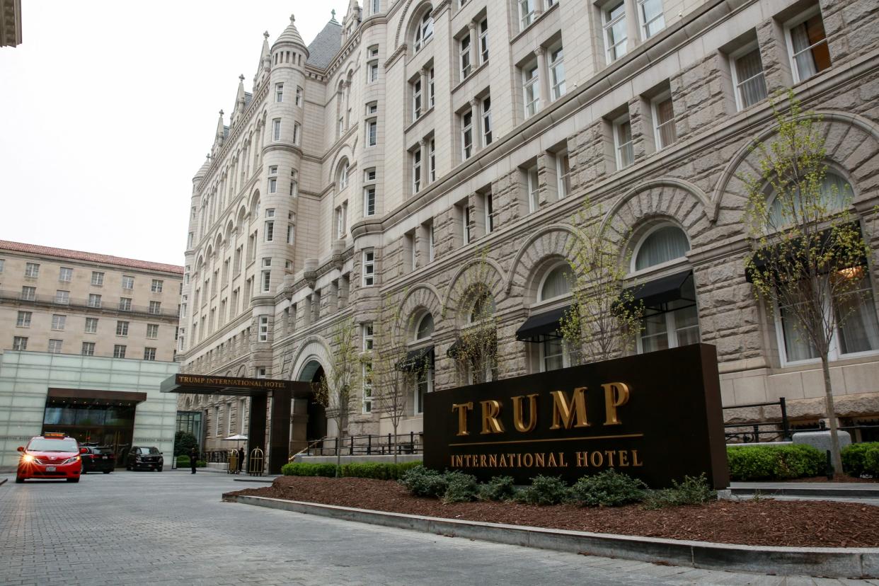 <p>File image: A general view of the Trump International Hotel in Washington, US</p> (REUTERS)