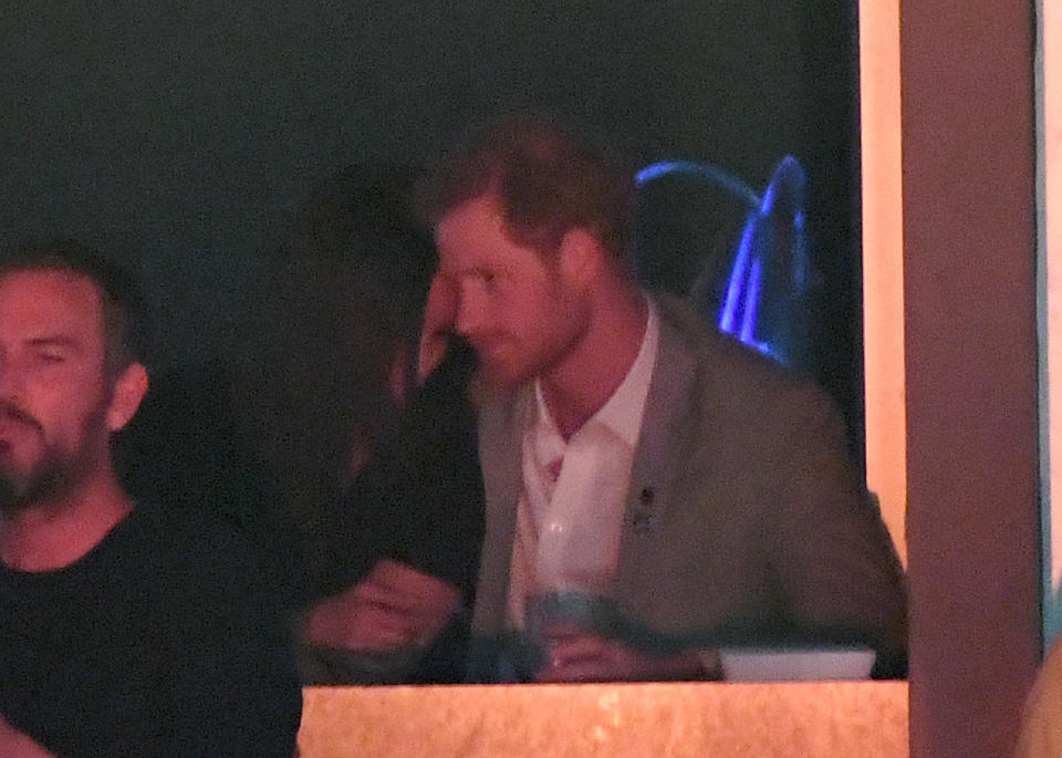 Meghan Markle and Prince Harry are seen at the Closing Ceremony on day 8 of the Invictus Games Toronto 2017 at the Air Canada Centre on Sept. 30, 2017 in Toronto, Canada.&nbsp;