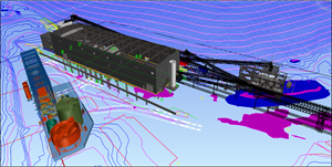 Processing Plant and Tailings Filtration Plant to be in the Bunker Hill Yard.