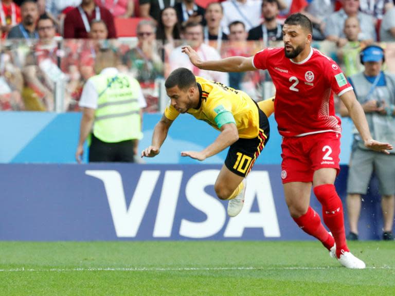 Belgium vs Tunisia - as it happened: Eden Hazard and Romelu Lukaku fire Red Devils to victory