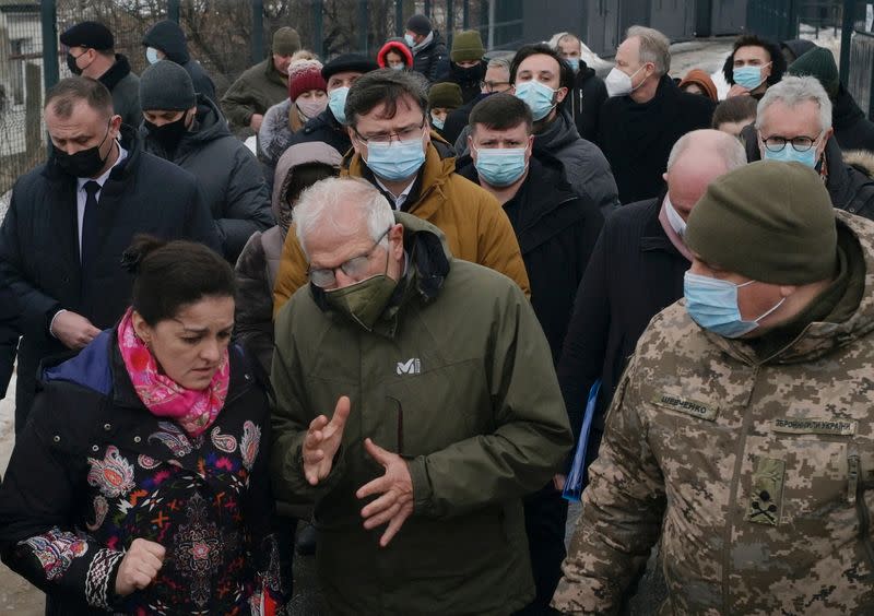 EU's foreign policy chief Josep Borrell visits Luhansk Region