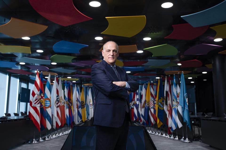 Le président de la Liga Javier Tebas.  (PHOTO : Liga)