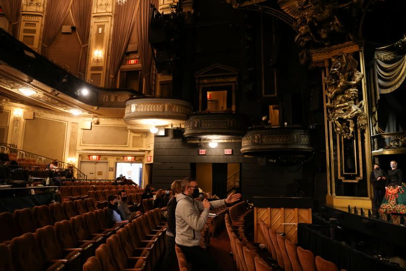 Preparations for Re-Opening of Phantom of the Opera