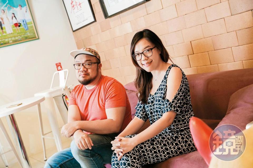 葉天倫（左）與葉丹青（右）2年前與國際串流平台Netflix洽談，開創台灣先例。