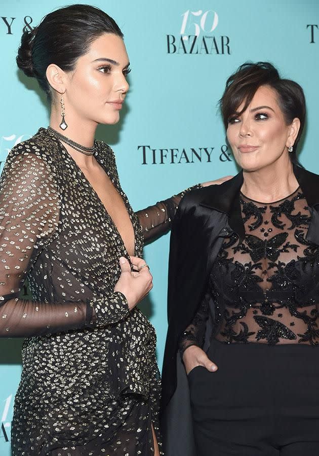 Kris isn't happy with Kendall or Kylie! Source: Getty