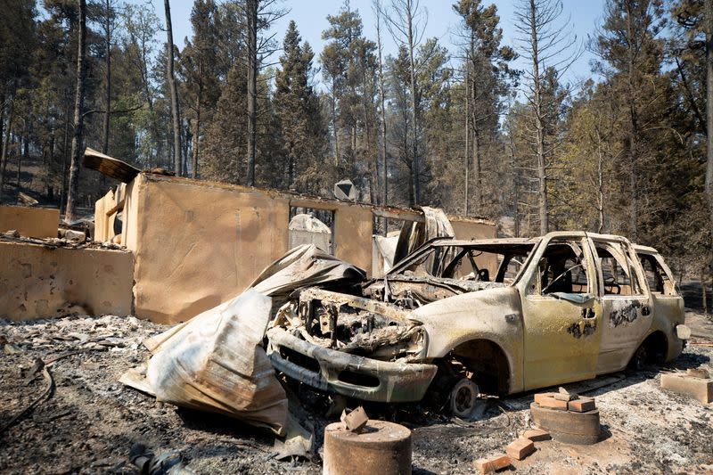 South Fork Fire near Ruidoso