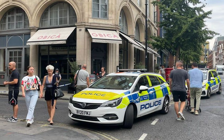 Police said the man was stabbed at around 11.40am - MYLONDON/BPM MEDIA