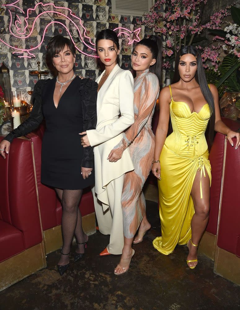 Kris Jenner, Kendall Jenner, Kylie Jenner and Kim Kardashian West