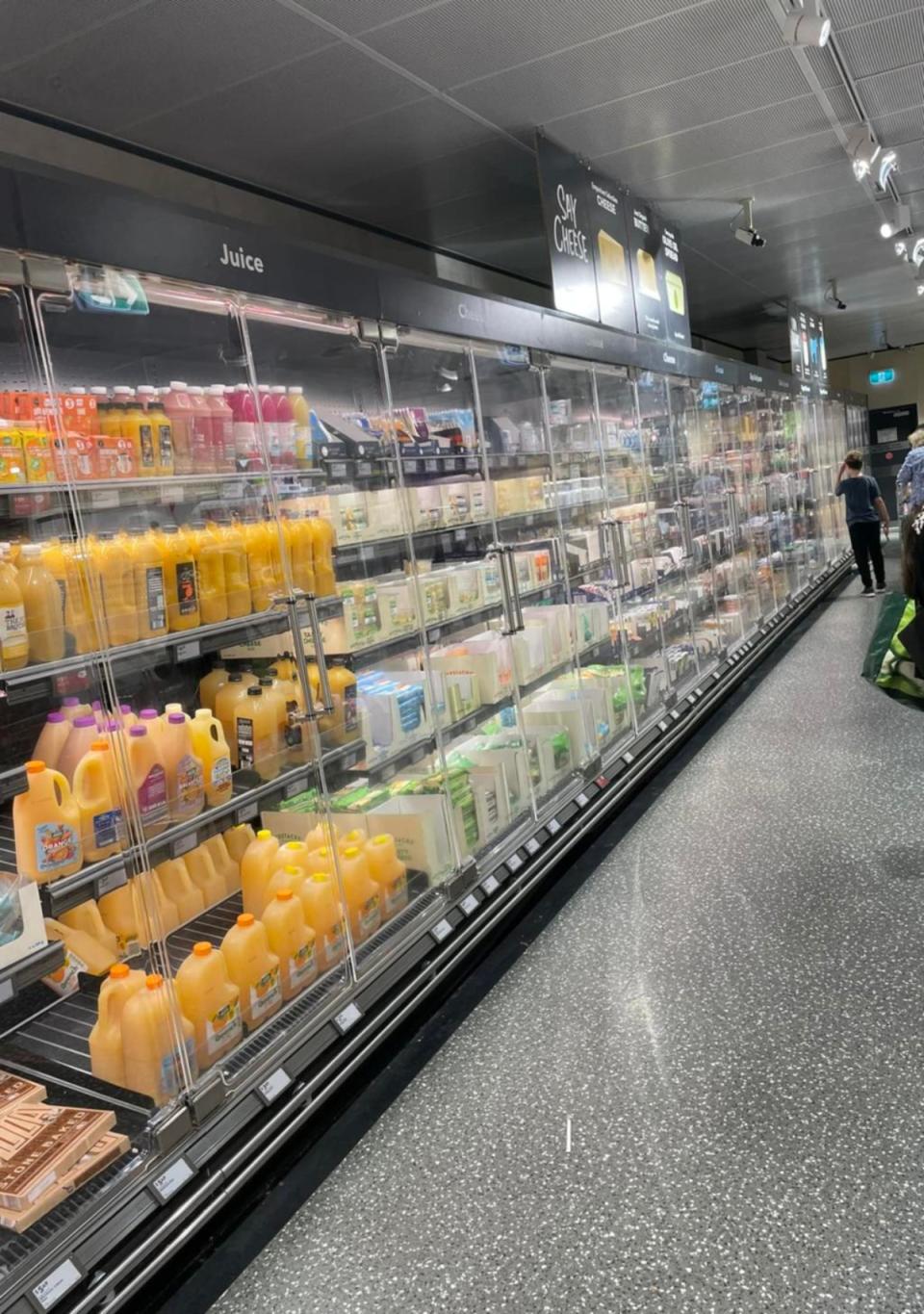 Many shoppers have praised the move for its energy efficiency and improvement to the cold temperature of the store. Credit: Aldi Mums Facebook