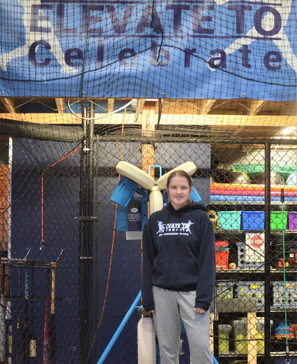 Audrey Hague, along with her father, Michael, and her brother, Dylan, run Elevate to Celebrate, a training facility for baseball and softball players. An injury sidelined Audrey who was told she couldn't play softball anymore. "I missed playing the game, but I wanted to use that lesson to help others," she said of the family business. "I continue to learn about the game and want to use my knowledge to benefit and help the next generation."