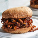 <p>This vegan sandwich has great barbecue flavor (without the meat!) thanks to earthy mushrooms that soak up the sweet and tangy barbecue sauce. Serve with coleslaw dressed with vegan mayonnaise to complete the meal. <a href="https://www.eatingwell.com/recipe/280939/vegan-pulled-mushroom-bbq-sandwiches/" rel="nofollow noopener" target="_blank" data-ylk="slk:View Recipe;elm:context_link;itc:0;sec:content-canvas" class="link ">View Recipe</a></p>