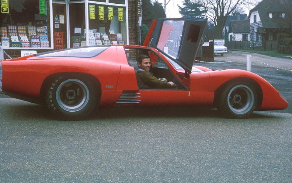 Bruce McLaren in the McLaren M6GT