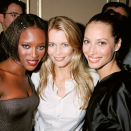 Naomi Campbell, Claudia Schiffer and Christy Turlington, 1996.