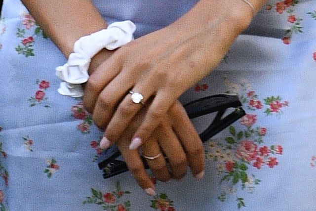 <p>splash news</p> CJ Franco's engagement ring from Len Wiseman