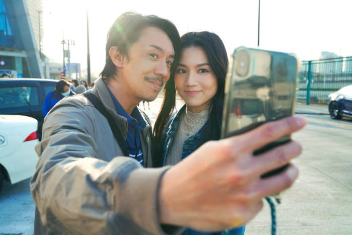 Louis Cheung and Chrissie Chau taking one for the album