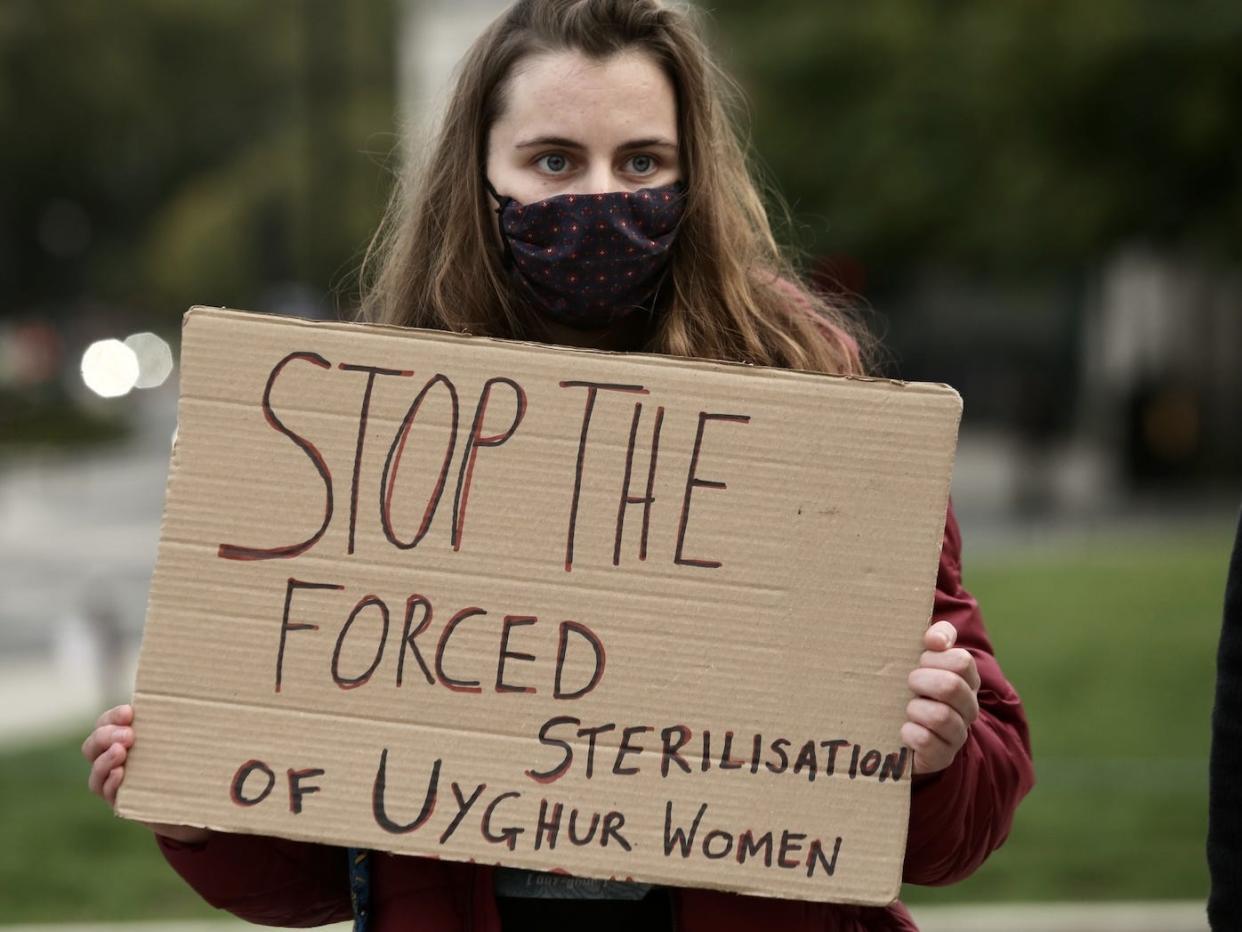 uighur women london protest