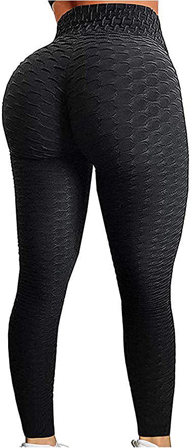 SEASUM Women's High Waist Yoga Pants Tummy Control Slimming Booty Leggings