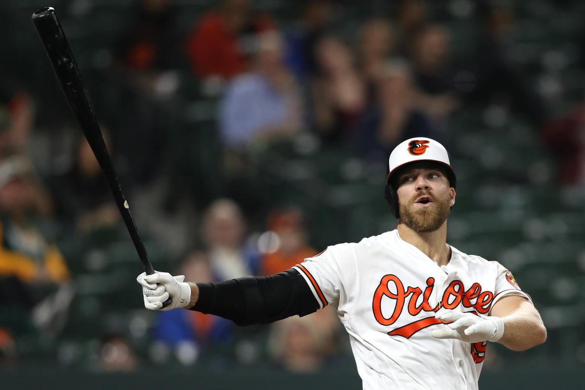 Why is Chris Davis struggling at the plate?