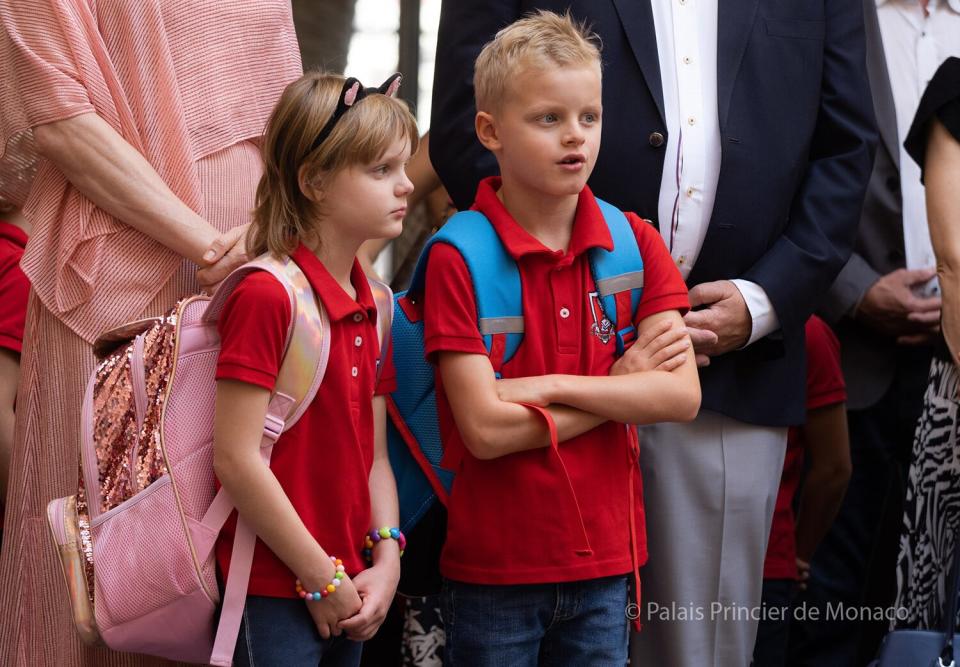 Monaco's Royal Twins Head Back to School