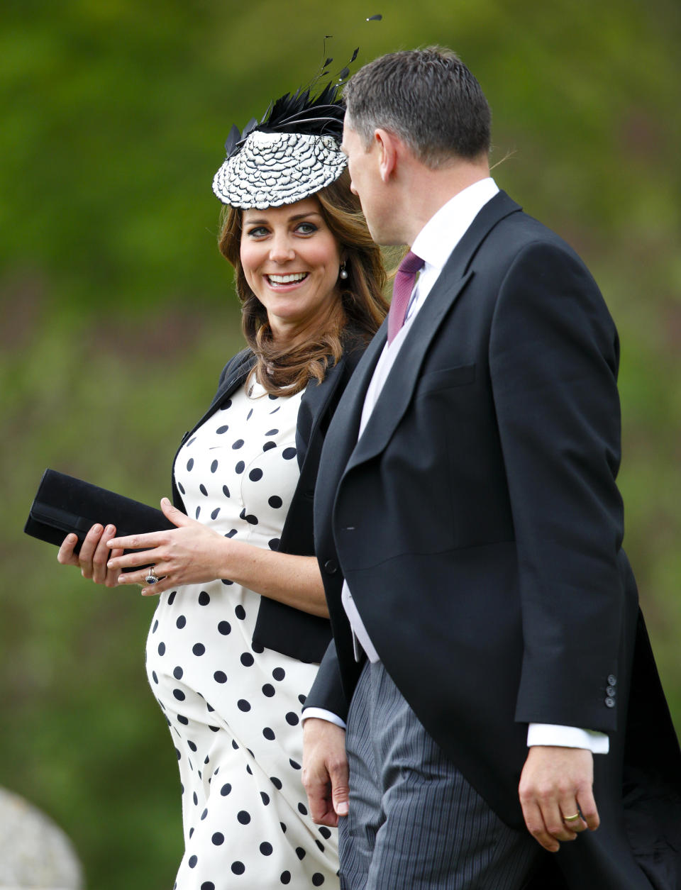 Kate Middleton during her pregnancy with Prince George in 2013