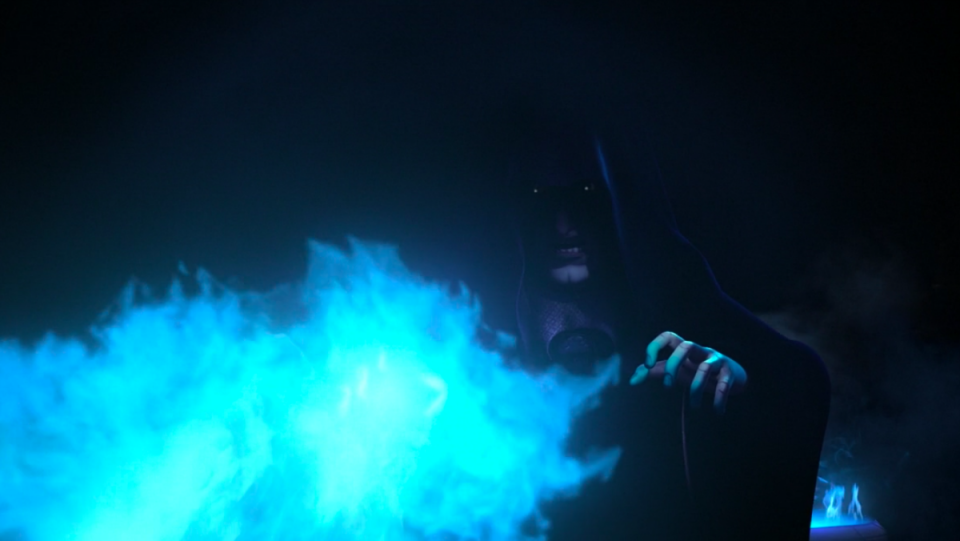 Palpatine shows off his powers in the Star Wars Rebels episode "A World Between Worlds."