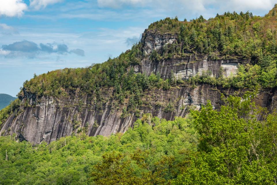 Whiteside Mountain in Nantahala National Forest