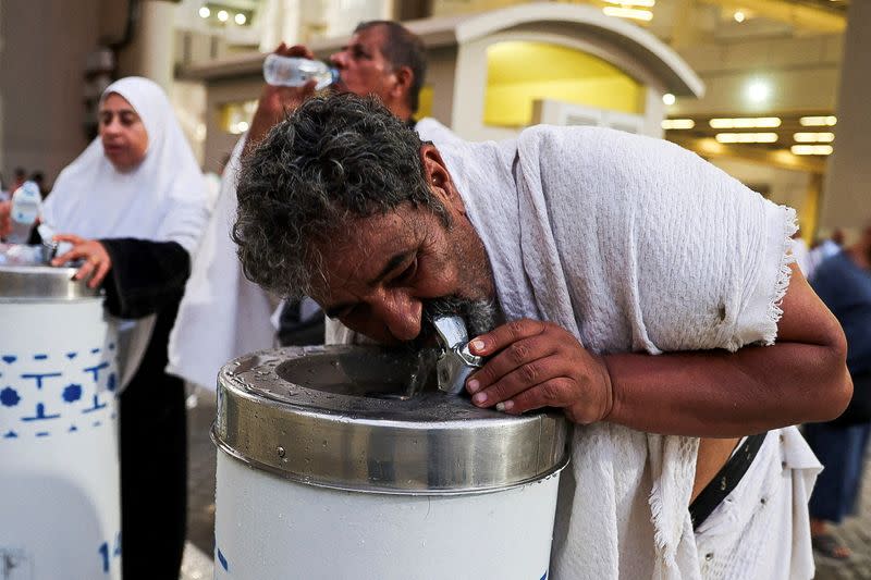 Annual haj pilgrimage in Mina