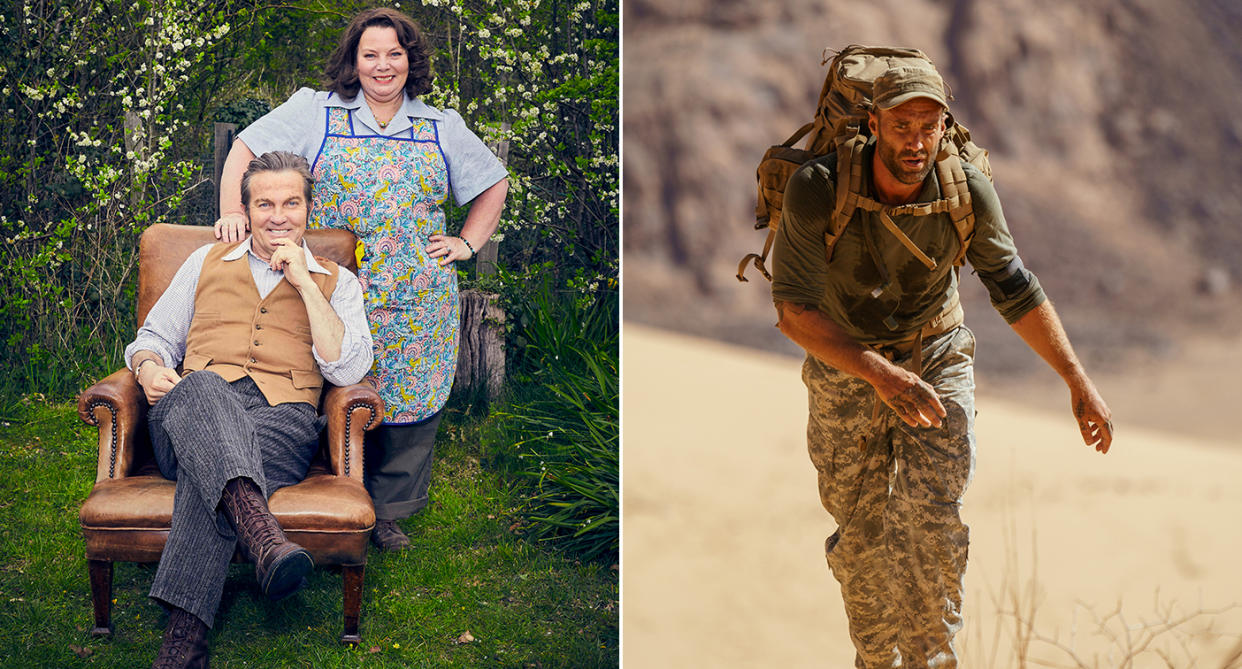 The Larkins and Celebrity SAS are in this week's TV highlights. (ITV/Channel 4)