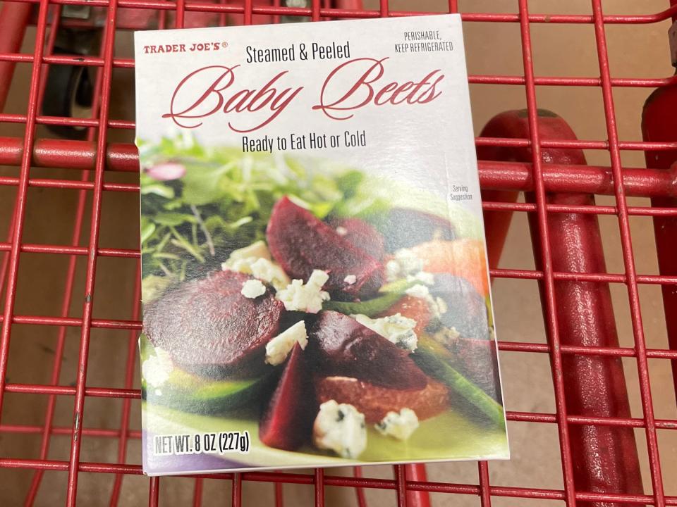 Baby beets from Trader Joe's.