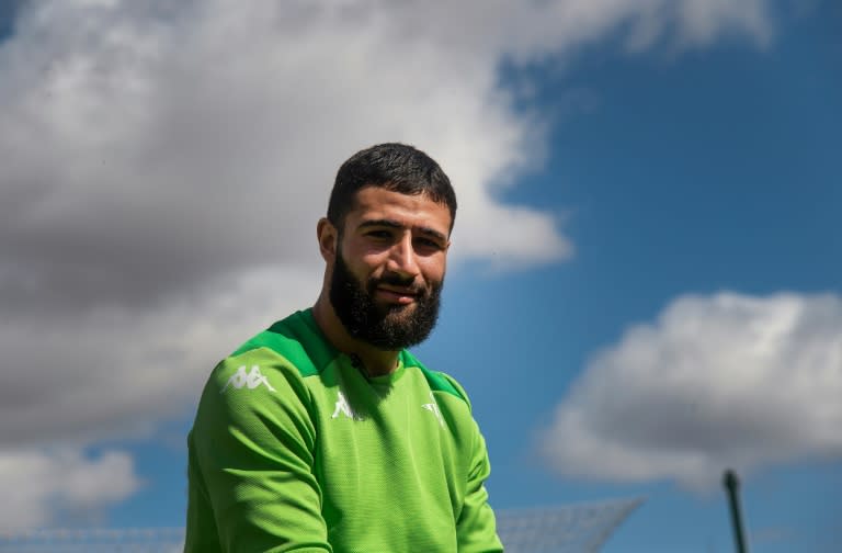 Nabil Fekir says he would love to win the Copa del Rey final against Valencia on Saturday as payback to the Real Betis supporters. (AFP/CRISTINA QUICLER)