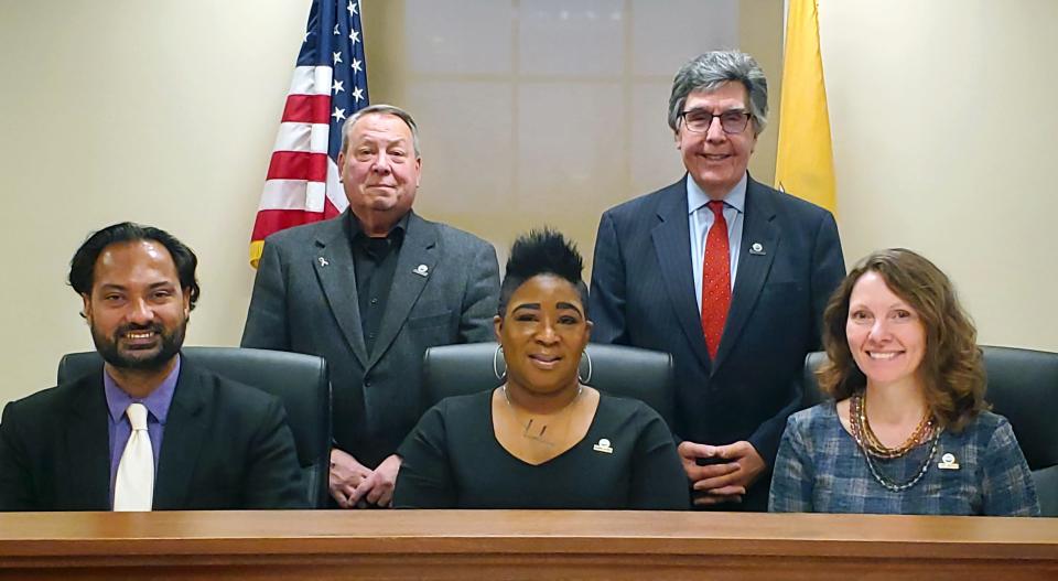 Burlington County Board of Commissioners 2023 members.