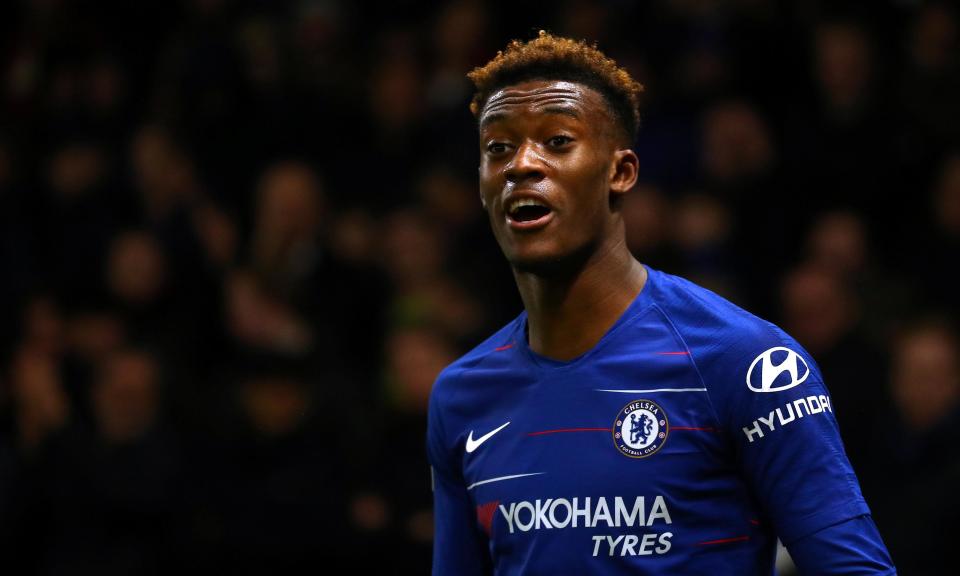 Callum Hudson-Odoi wants more first-team opportunities but Chelsea’s manager, Maurizio Sarri, said the winger had played more top-level matches than most 18-year-olds.