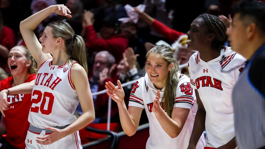 NCAA WBB. Utah Utes vs. UCLA Bruins at Jon M. Huntsman Center in Salt Lake City, UT on Monday, January 22, 2024. © Bryan Byerly