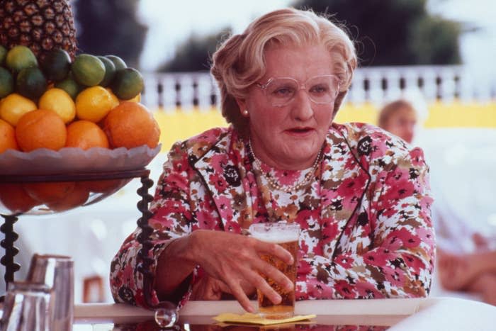 Robin Williams as Mrs. Doubtfire